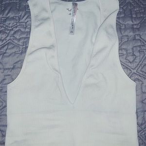 White urban outfitters crop top